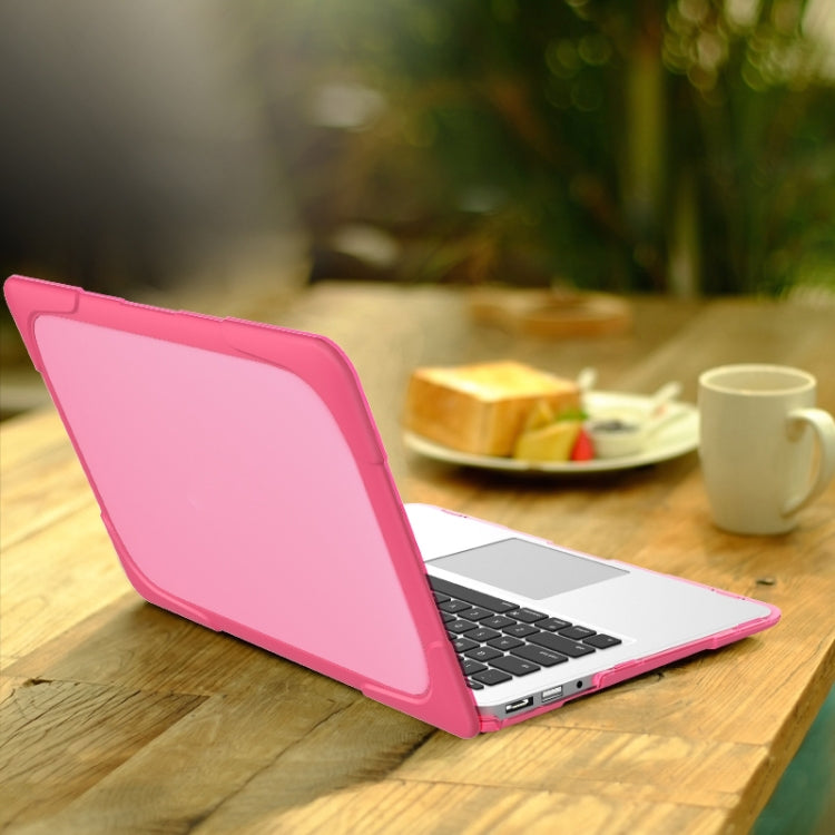 For MacBook Air 11.6 inch A1465 / A1370 TPU and PC Two-color Anti-fall Laptop Protective Case