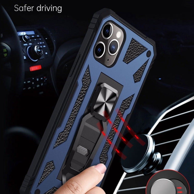 For iPhone 11 Pro 10 PCS Variety Armor TPU + PC Shockproof Magnetic Protective Case with Folding Clip Holder