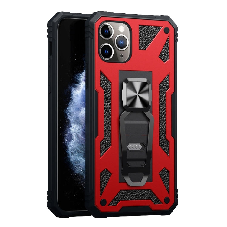 For iPhone 11 Pro 10 PCS Variety Armor TPU + PC Shockproof Magnetic Protective Case with Folding Clip Holder