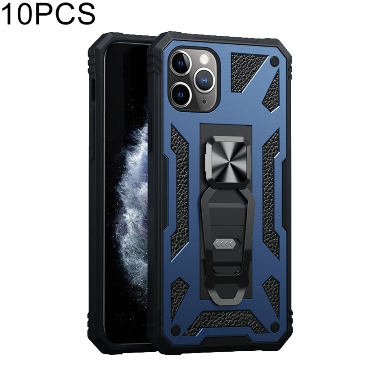 For iPhone 11 Pro 10 PCS Variety Armor TPU + PC Shockproof Magnetic Protective Case with Folding Clip Holder