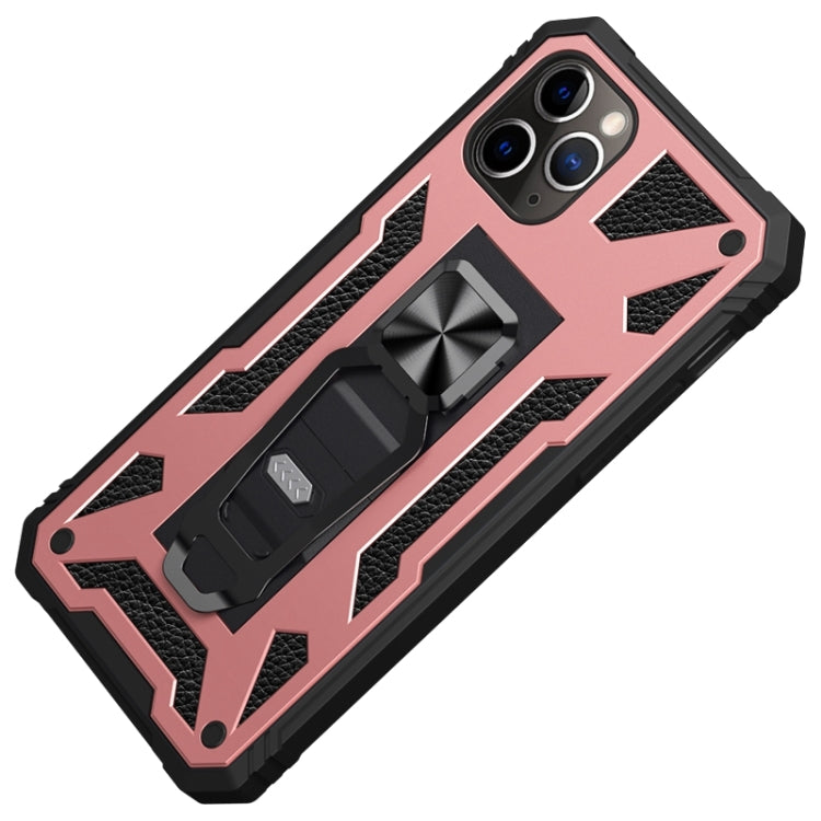 For iPhone 11 Pro Max 10 PCS Variety Armor TPU + PC Shockproof Magnetic Protective Case with Folding Clip Holder