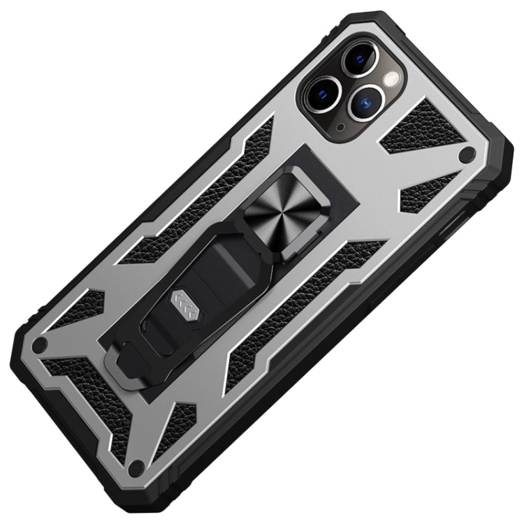 For iPhone 11 Pro Max 10 PCS Variety Armor TPU + PC Shockproof Magnetic Protective Case with Folding Clip Holder