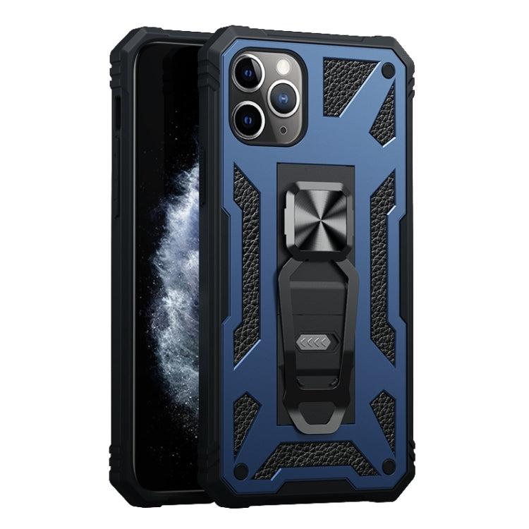 For iPhone 11 Pro Max 10 PCS Variety Armor TPU + PC Shockproof Magnetic Protective Case with Folding Clip Holder