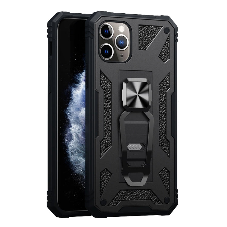 For iPhone 11 Pro Max 10 PCS Variety Armor TPU + PC Shockproof Magnetic Protective Case with Folding Clip Holder