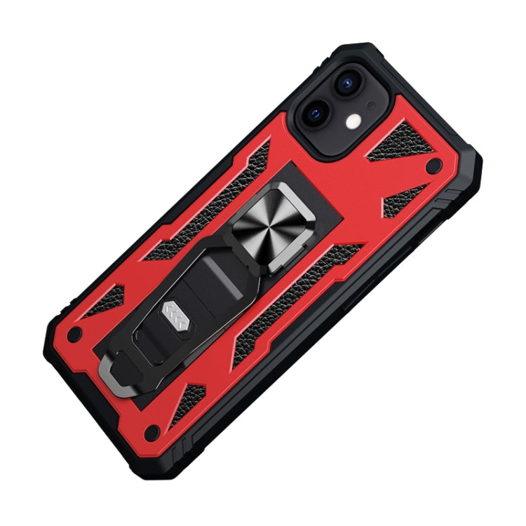 For iPhone 12 mini 10 PCS Variety Armor TPU + PC Shockproof Magnetic Protective Case with Folding Clip Holder