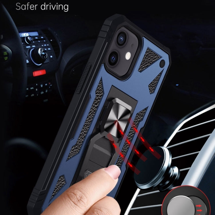 For iPhone 12 mini 10 PCS Variety Armor TPU + PC Shockproof Magnetic Protective Case with Folding Clip Holder