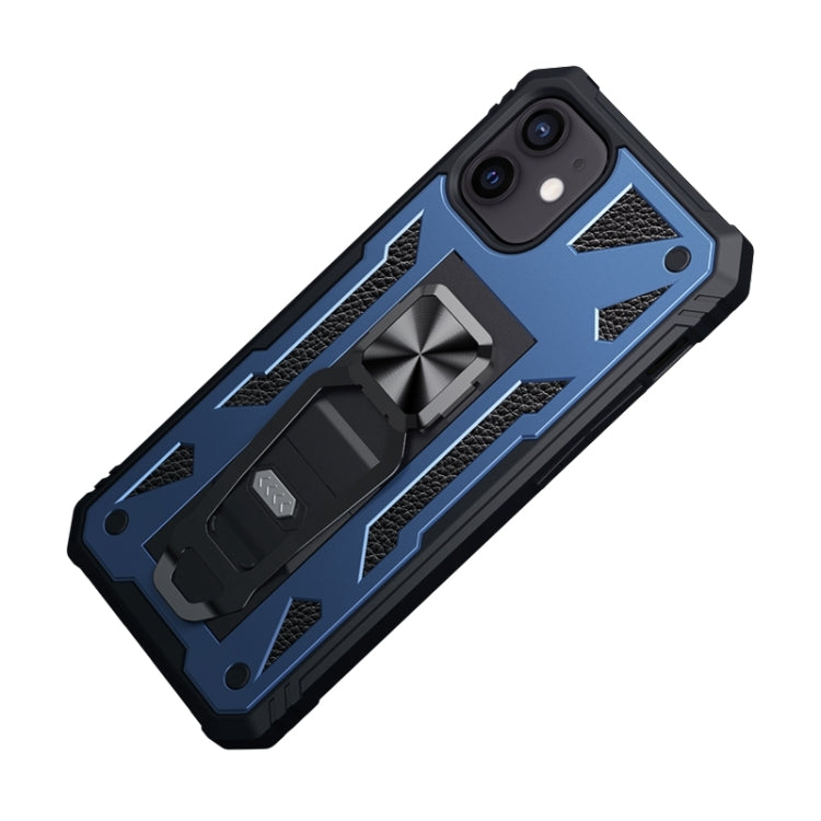 For iPhone 12 mini 10 PCS Variety Armor TPU + PC Shockproof Magnetic Protective Case with Folding Clip Holder