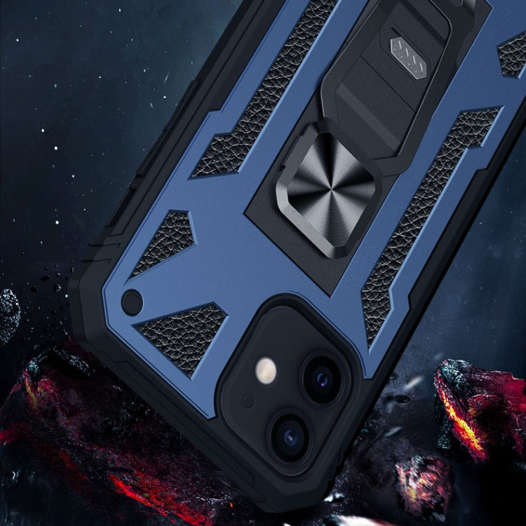 For iPhone 12 / 12 Pro 10pcs Variety Armor TPU + PC Shockproof Magnetic Protective Case with Folding Clip Holder
