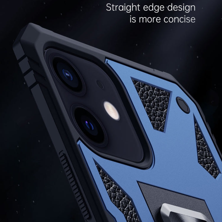 For iPhone 12 / 12 Pro 10pcs Variety Armor TPU + PC Shockproof Magnetic Protective Case with Folding Clip Holder