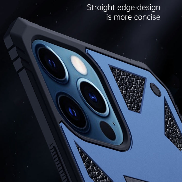 For iPhone 12 Pro Max 10 PCS Variety Armor TPU + PC Shockproof Magnetic Protective Case with Folding Clip Holder