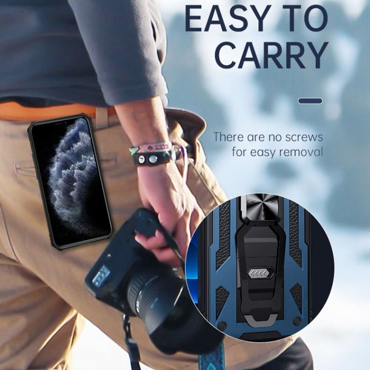 For iPhone 12 Pro Max 10 PCS Variety Armor TPU + PC Shockproof Magnetic Protective Case with Folding Clip Holder
