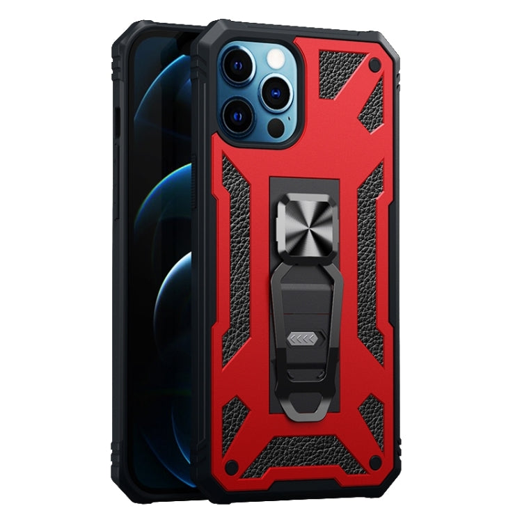 For iPhone 12 Pro Max 10 PCS Variety Armor TPU + PC Shockproof Magnetic Protective Case with Folding Clip Holder