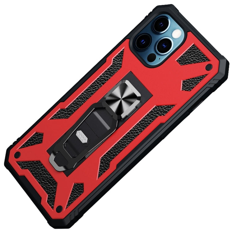 For iPhone 12 Pro Max 10 PCS Variety Armor TPU + PC Shockproof Magnetic Protective Case with Folding Clip Holder