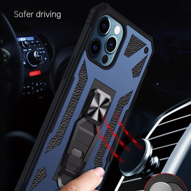 For iPhone 12 Pro Max 10 PCS Variety Armor TPU + PC Shockproof Magnetic Protective Case with Folding Clip Holder