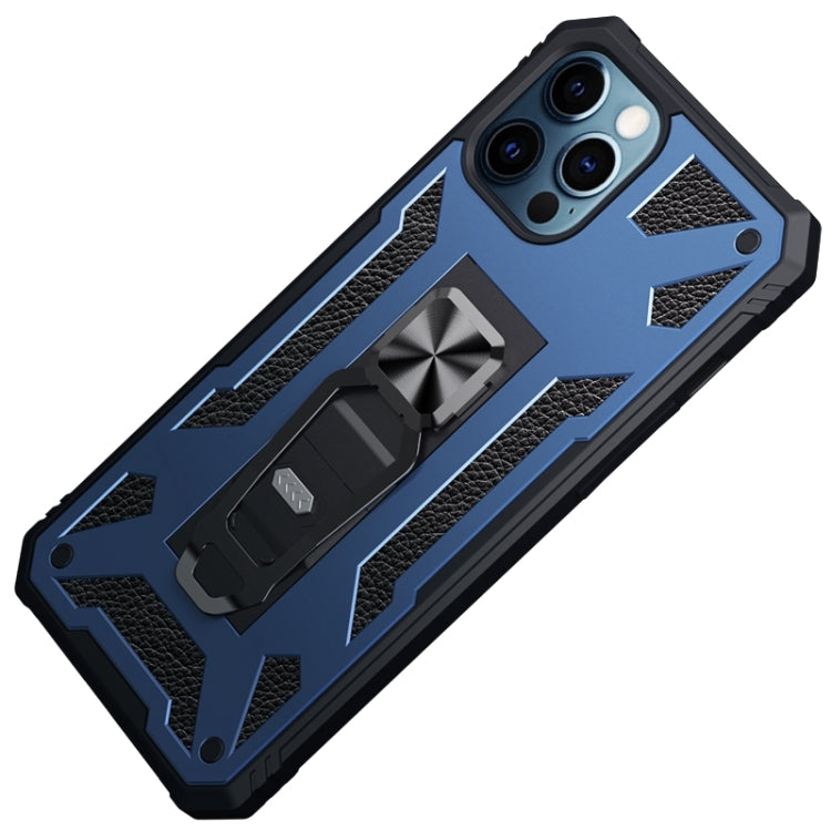 For iPhone 12 Pro Max 10 PCS Variety Armor TPU + PC Shockproof Magnetic Protective Case with Folding Clip Holder