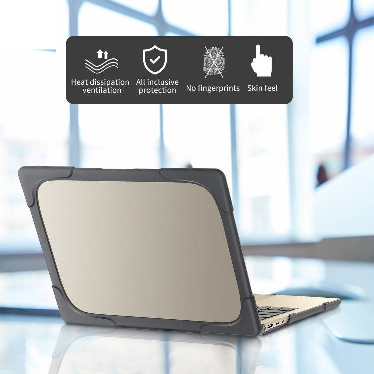 For Microsoft Surface Laptop 3 / 4 13.5 inch 1868 / 1951 Steel TPU + PC Two-color Anti-fall Laptop Protective Case