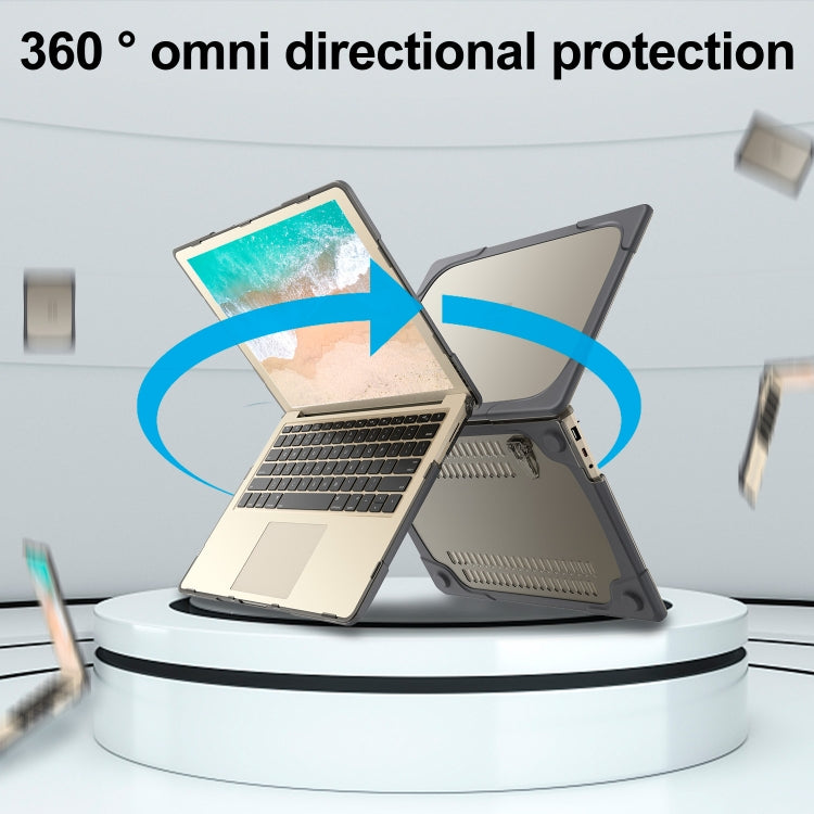 For Microsoft Surface Laptop 3 / 4 13.5 inch 1868 / 1951 Steel TPU + PC Two-color Anti-fall Laptop Protective Case