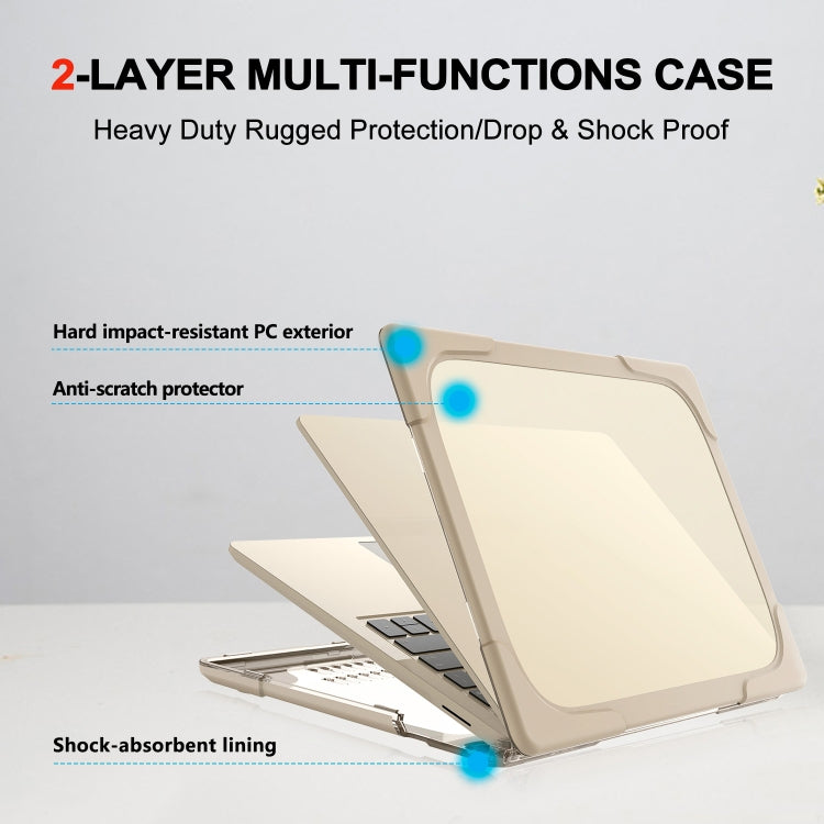 For Microsoft Surface Laptop 3 / 4 13.5 inch 1868 / 1951 Steel TPU + PC Two-color Anti-fall Laptop Protective Case