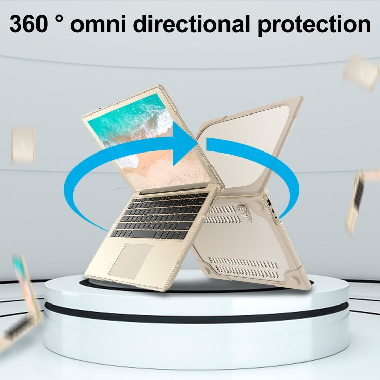 For Microsoft Surface Laptop 3 / 4 13.5 inch 1868 / 1951 Steel TPU + PC Two-color Anti-fall Laptop Protective Case