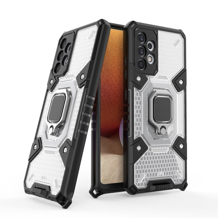 For Samsung Galaxy A32 4G Space PC + TPU Ring Holder Protective Case