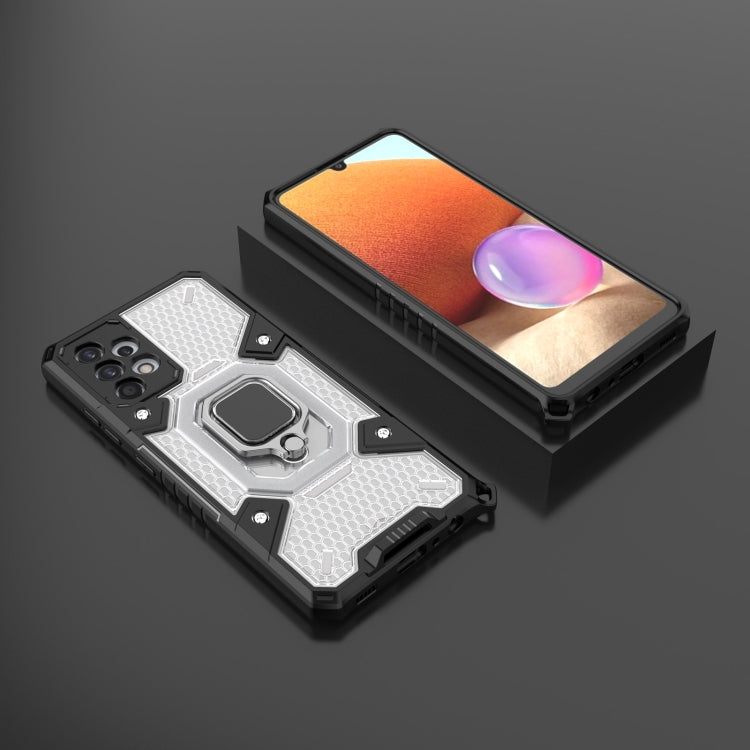For Samsung Galaxy A32 4G Space PC + TPU Ring Holder Protective Case