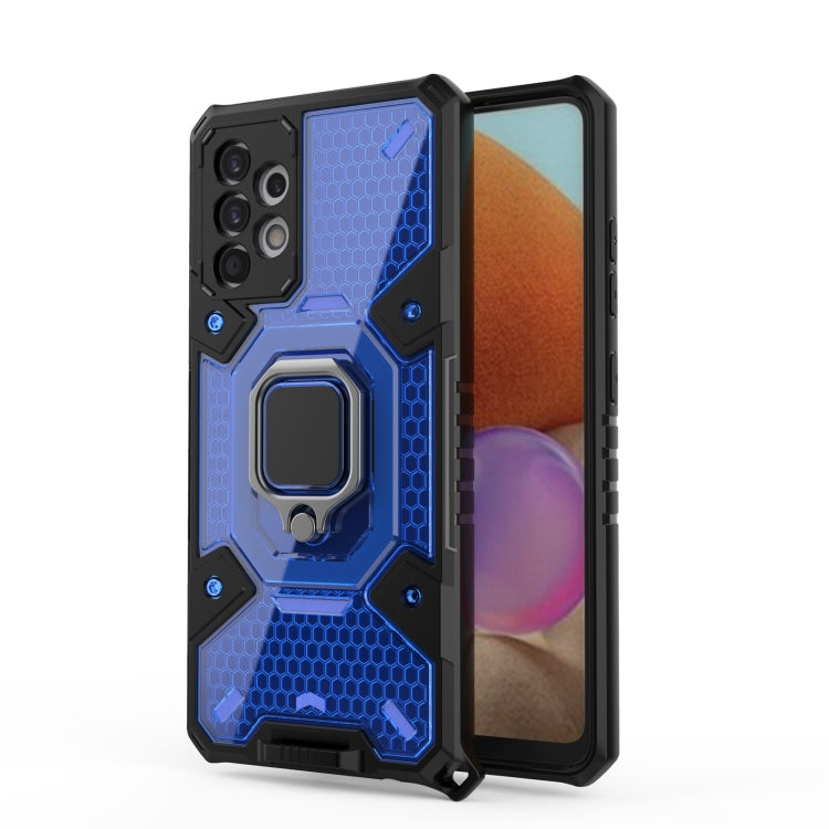 For Samsung Galaxy A32 4G Space PC + TPU Ring Holder Protective Case