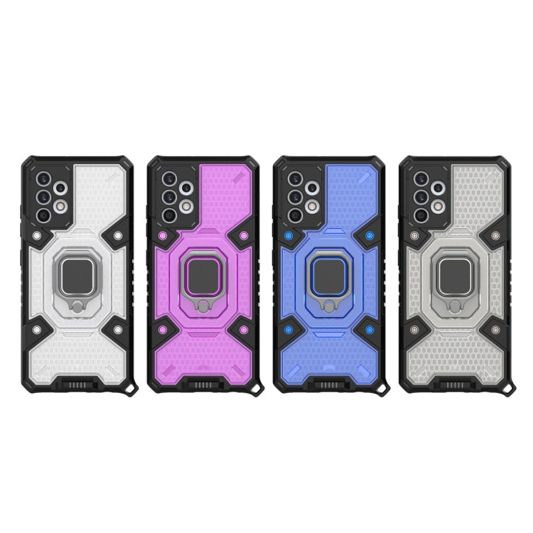 For Samsung Galaxy A32 4G Space PC + TPU Ring Holder Protective Case