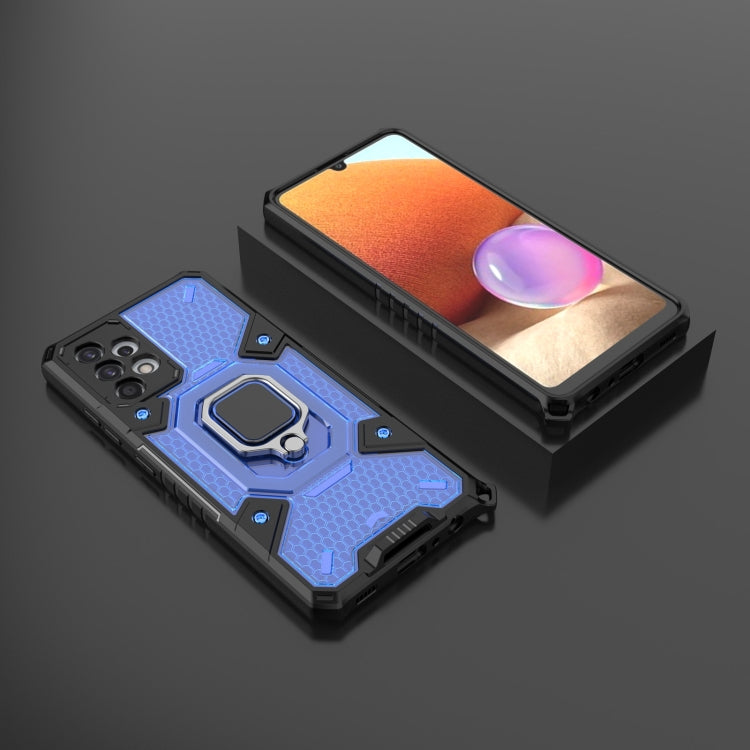 For Samsung Galaxy A32 4G Space PC + TPU Ring Holder Protective Case