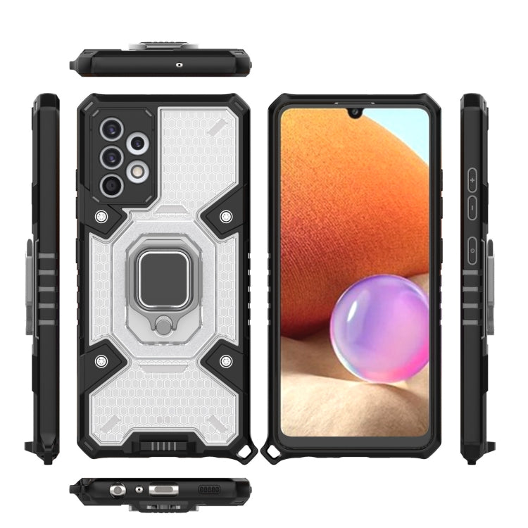 For Samsung Galaxy A32 4G Space PC + TPU Ring Holder Protective Case