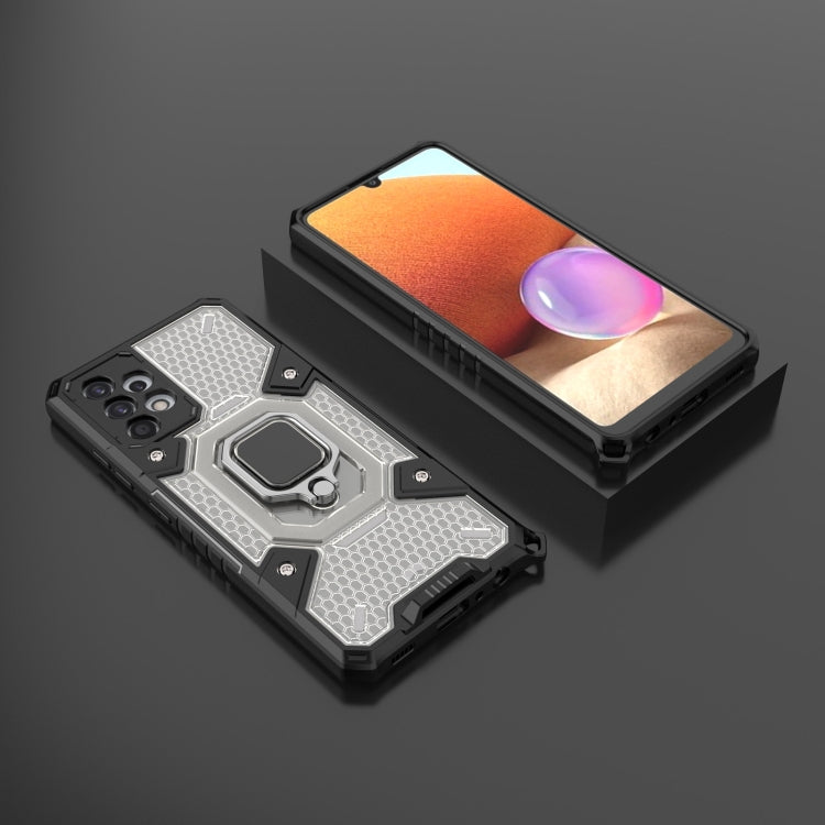 For Samsung Galaxy A32 4G Space PC + TPU Ring Holder Protective Case