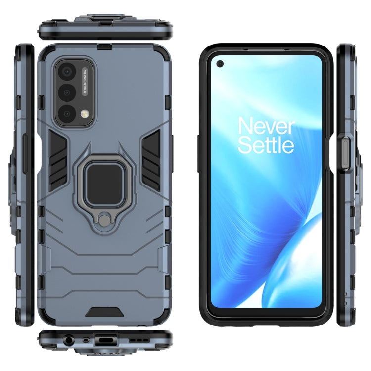 For OnePlus Nord N200 5G PC + TPU Shockproof Protective Case with Magnetic Ring Holder