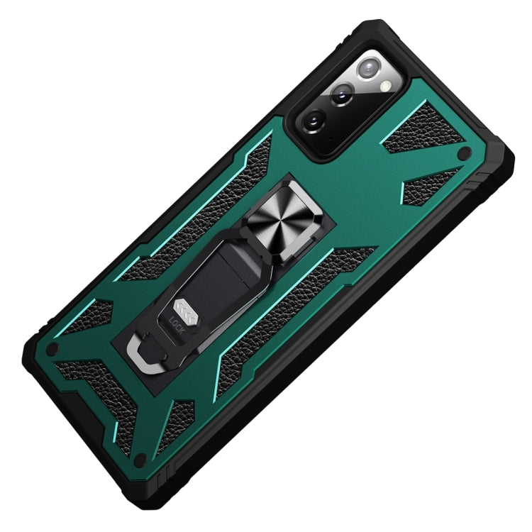 For Samsung Galaxy Note20 10 PCS Variety Armor TPU + PC Shockproof Magnetic Protective Case with Folding Clip Holder