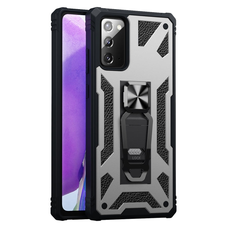 For Samsung Galaxy Note20 10 PCS Variety Armor TPU + PC Shockproof Magnetic Protective Case with Folding Clip Holder