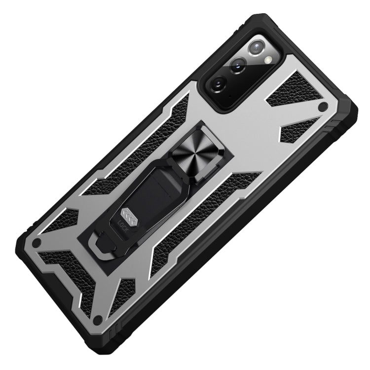 For Samsung Galaxy Note20 10 PCS Variety Armor TPU + PC Shockproof Magnetic Protective Case with Folding Clip Holder