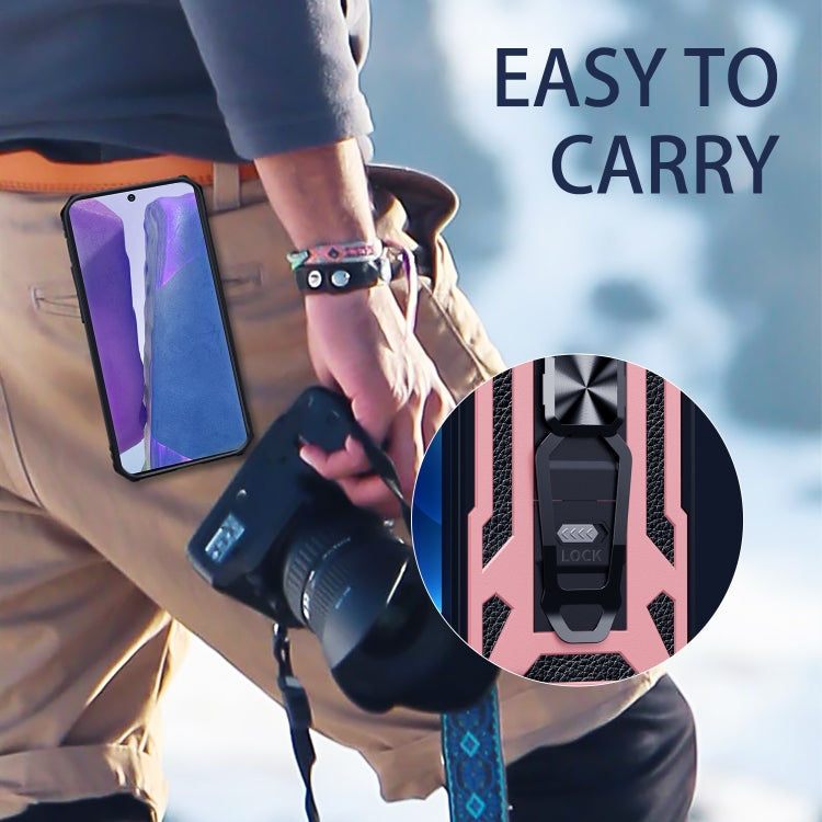 For Samsung Galaxy Note20 10 PCS Variety Armor TPU + PC Shockproof Magnetic Protective Case with Folding Clip Holder