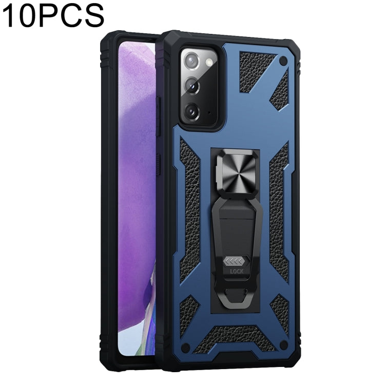 For Samsung Galaxy Note20 10 PCS Variety Armor TPU + PC Shockproof Magnetic Protective Case with Folding Clip Holder