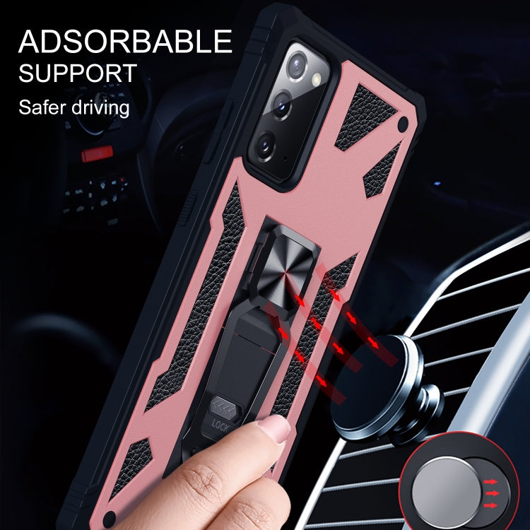 For Samsung Galaxy Note20 10 PCS Variety Armor TPU + PC Shockproof Magnetic Protective Case with Folding Clip Holder