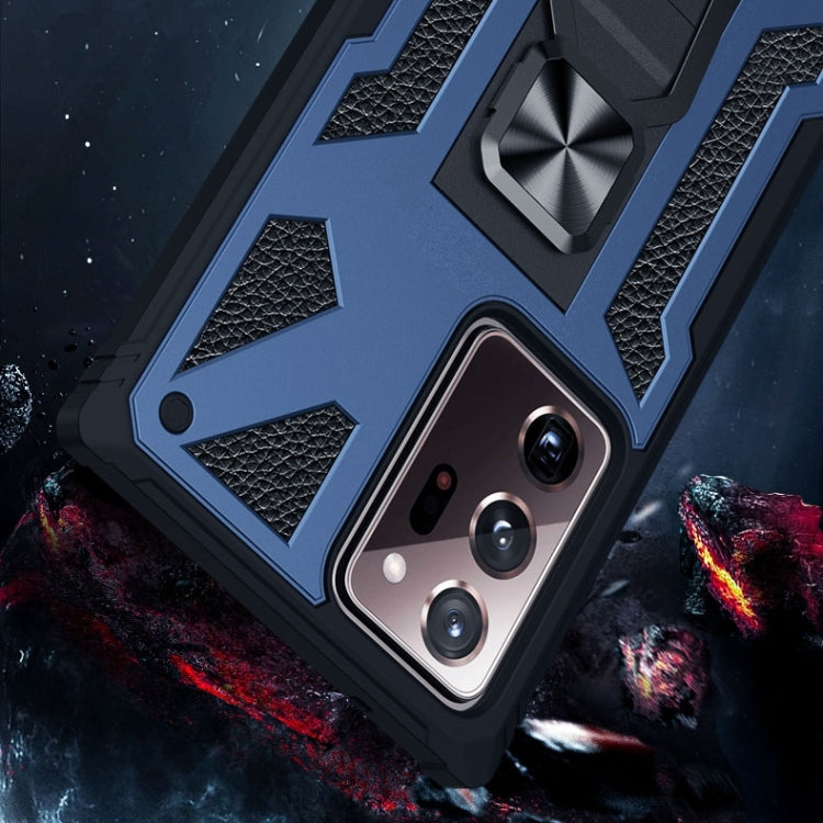 For  Samsung Galaxy Note20 Ultra 10 PCS Variety Armor TPU + PC Shockproof Magnetic Protective Case with Folding Clip Holder