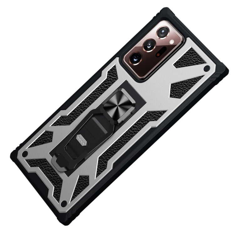 For  Samsung Galaxy Note20 Ultra 10 PCS Variety Armor TPU + PC Shockproof Magnetic Protective Case with Folding Clip Holder