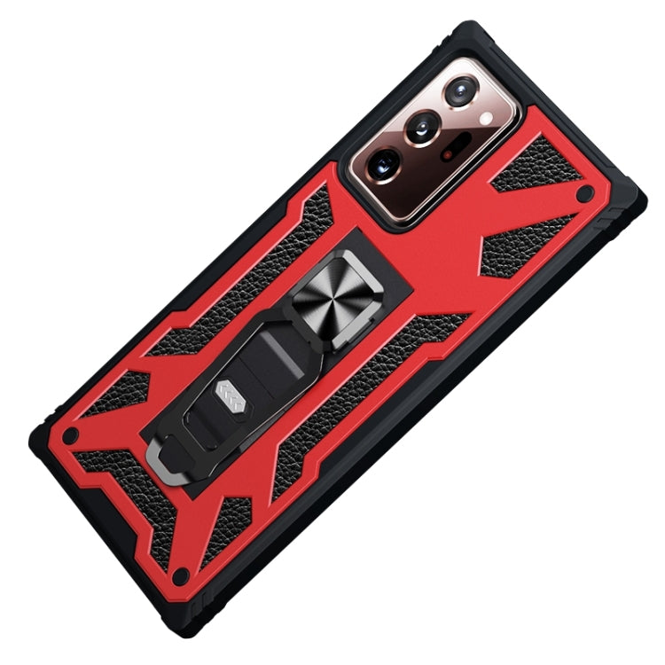 For  Samsung Galaxy Note20 Ultra 10 PCS Variety Armor TPU + PC Shockproof Magnetic Protective Case with Folding Clip Holder