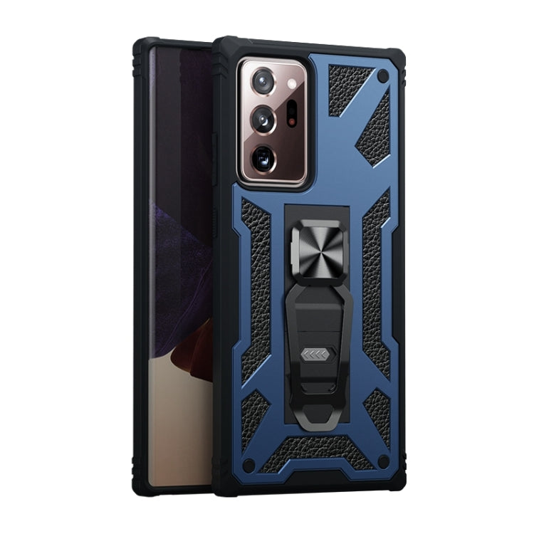 For  Samsung Galaxy Note20 Ultra 10 PCS Variety Armor TPU + PC Shockproof Magnetic Protective Case with Folding Clip Holder