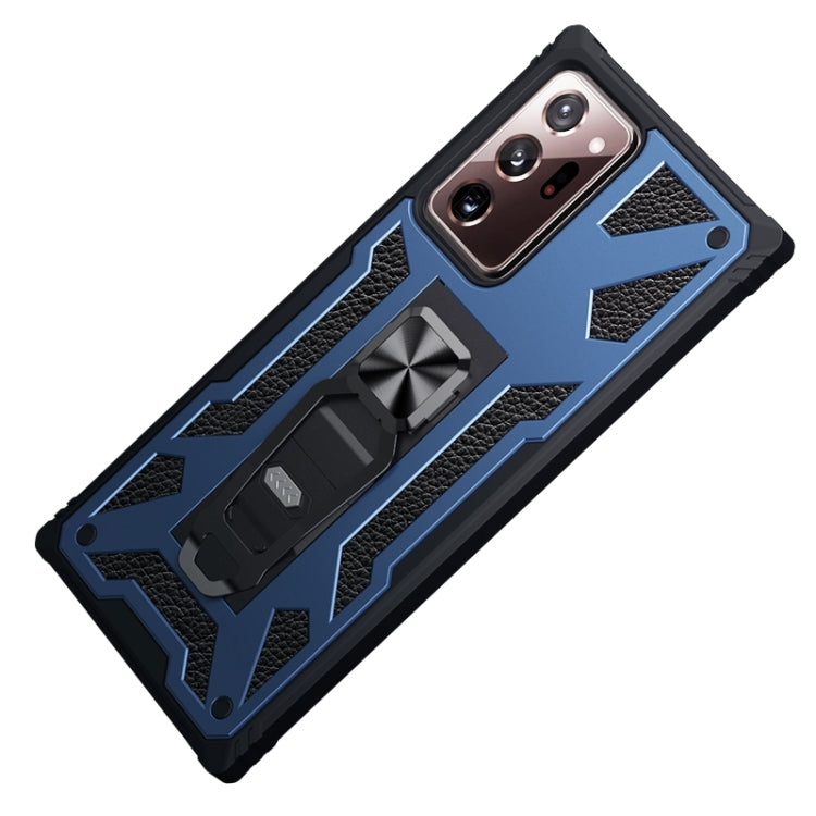 For  Samsung Galaxy Note20 Ultra 10 PCS Variety Armor TPU + PC Shockproof Magnetic Protective Case with Folding Clip Holder