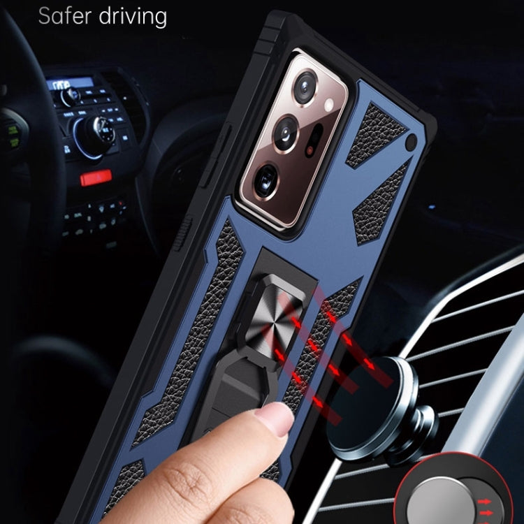 For  Samsung Galaxy Note20 Ultra 10 PCS Variety Armor TPU + PC Shockproof Magnetic Protective Case with Folding Clip Holder