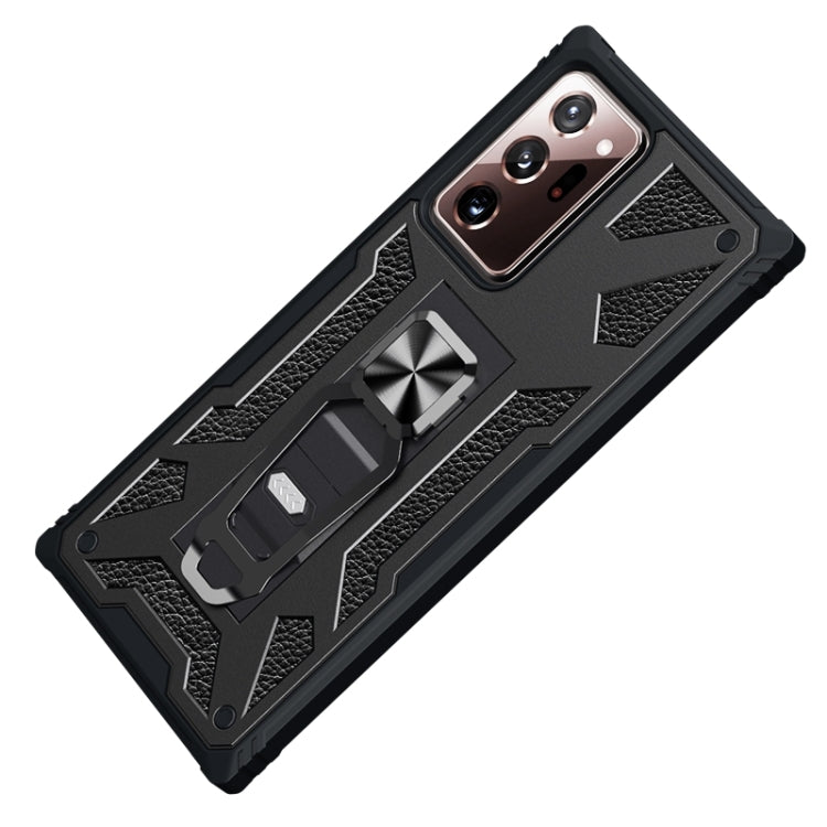 For  Samsung Galaxy Note20 Ultra 10 PCS Variety Armor TPU + PC Shockproof Magnetic Protective Case with Folding Clip Holder