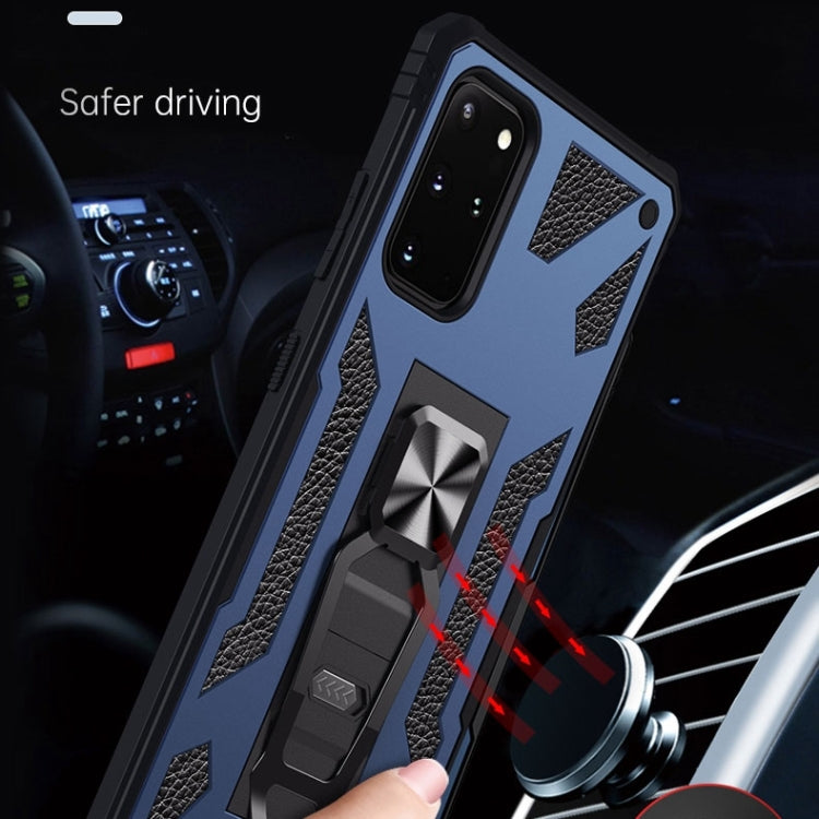 For Samsung Galaxy S20 10 PCS Variety Armor TPU + PC Shockproof Magnetic Protective Case with Folding Clip Holder
