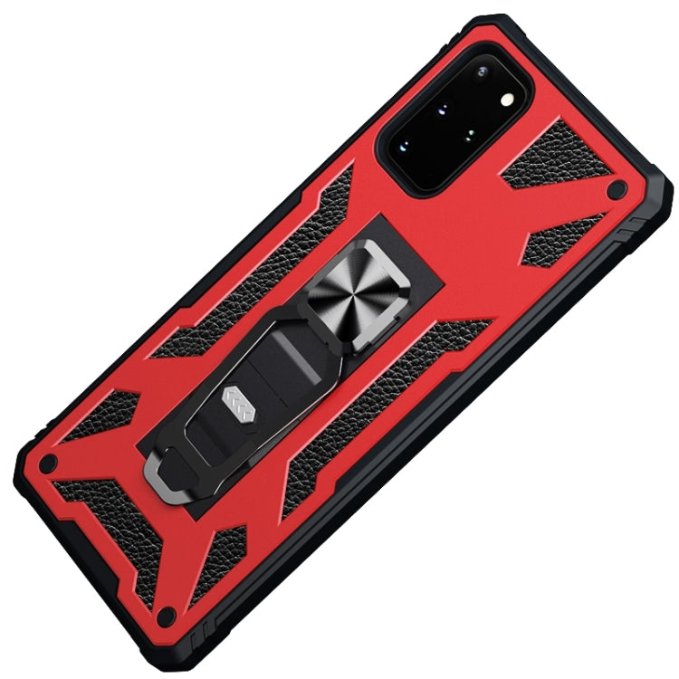 For Samsung Galaxy S20 10 PCS Variety Armor TPU + PC Shockproof Magnetic Protective Case with Folding Clip Holder