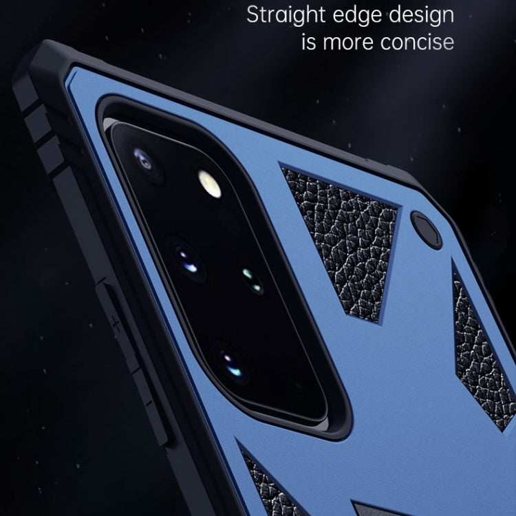 For Samsung Galaxy S20 10 PCS Variety Armor TPU + PC Shockproof Magnetic Protective Case with Folding Clip Holder