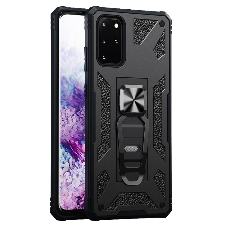 For Samsung Galaxy S20 10 PCS Variety Armor TPU + PC Shockproof Magnetic Protective Case with Folding Clip Holder