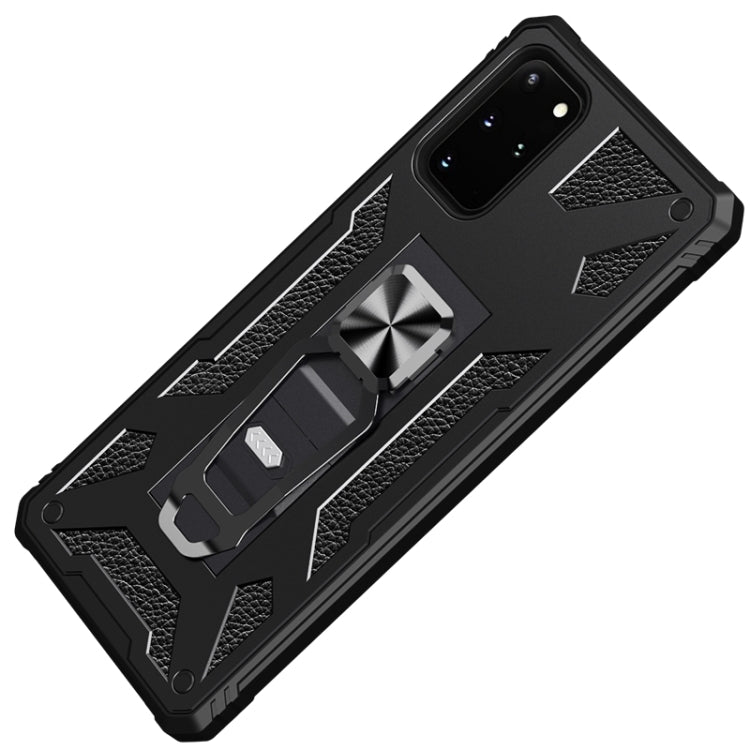 For Samsung Galaxy S20 10 PCS Variety Armor TPU + PC Shockproof Magnetic Protective Case with Folding Clip Holder