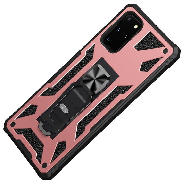 For Samsung Galaxy S20+ 10 PCS Variety Armor TPU + PC Shockproof Magnetic Protective Case with Folding Clip Holder